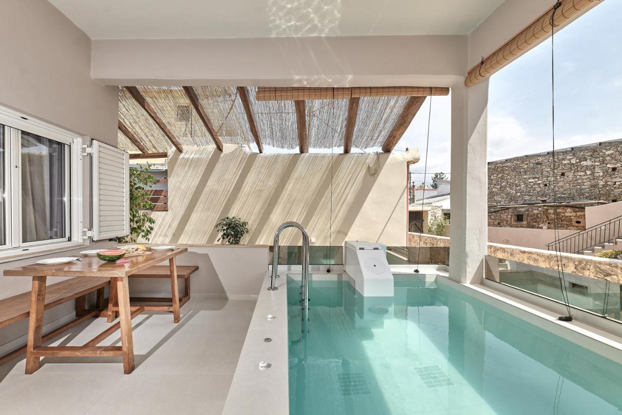 2 Bedroom Villa With Heated Swimming Pool-Spa Whirlpool-Bbq! Melidhonion  Exterior photo